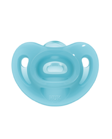 NUK CHUPETE SILICONA SENSITIVE AZUL 0-6M 1UN