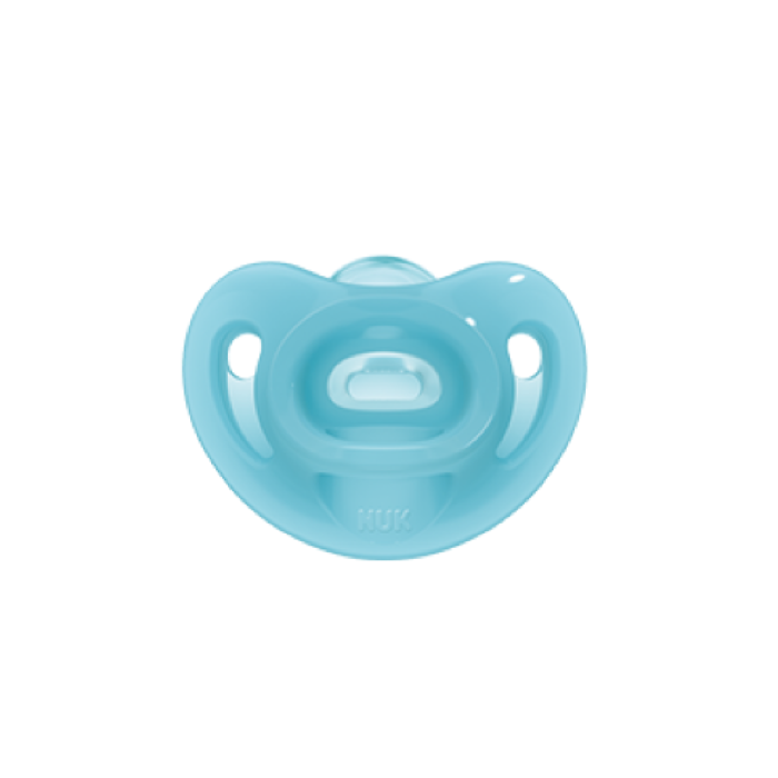 NUK CHUPETE SILICONA SENSITIVE AZUL 0-6M 1UN