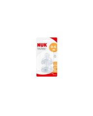 NUK TETINA FIRST CHOICE ANTI-CÓLICAS TAMANHO M 0-6M - 2UN.