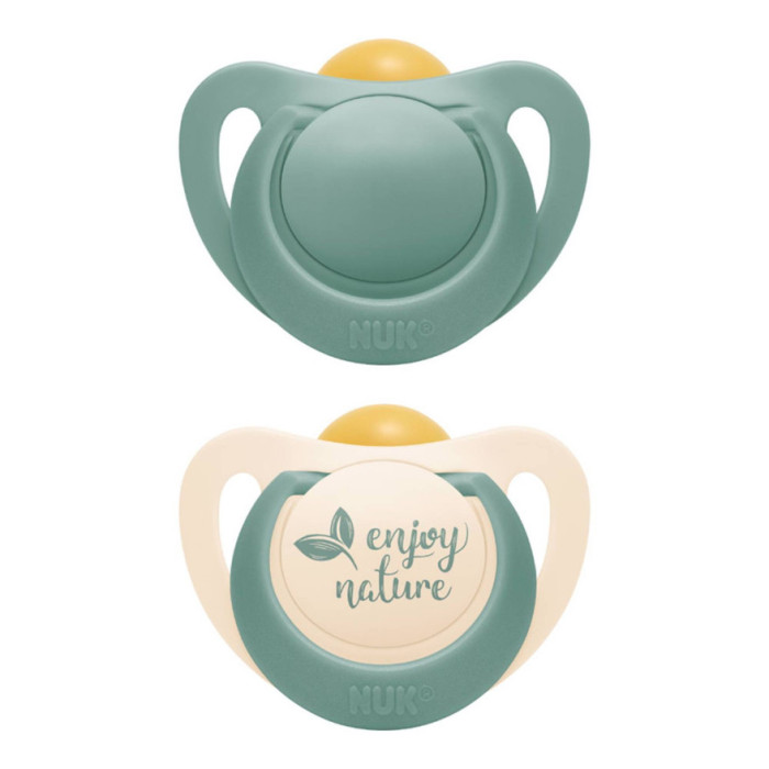 Nuk for nature Chupeta de Latex Verde 18-36M 2unidades