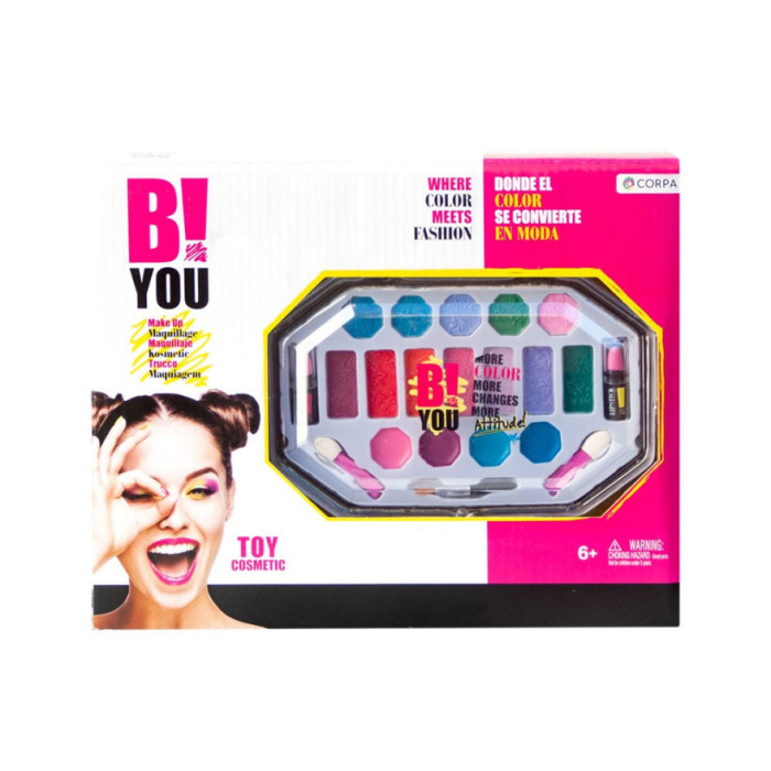 B-YOU CONJ. COMPLETO OCTOGONAL MAQUILHAGEM CORPA