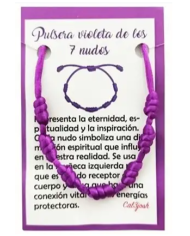 Pulseira dos 7 Nós - LILAS 1unid