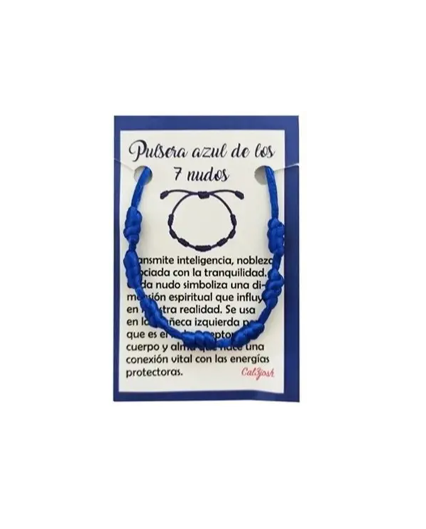 Pulseira dos 7 Nós - AZUL 1unid