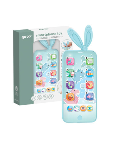 GIROS BABY TELEMÓVEL INFANTIL LUZ E SONS AZUL