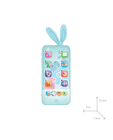 GIROS BABY TELEMÓVEL INFANTIL LUZ E SONS AZUL