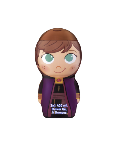 ANNA 2 EM 1 GEL DE BANHO + SHAMPOO 400ML (FROZEN)