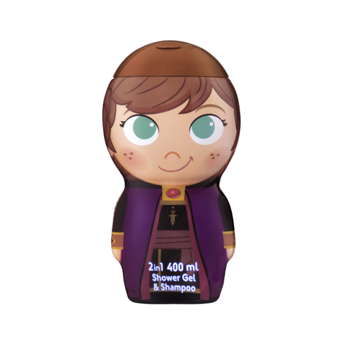 ANNA 2 EM 1 GEL DE BANHO + SHAMPOO 400ML (FROZEN)