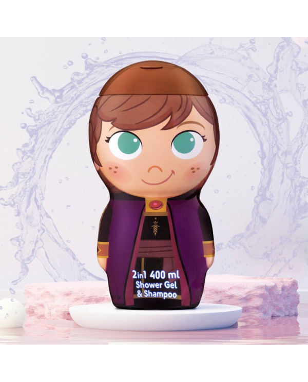 ANNA 2 EM 1 GEL DE BANHO + SHAMPOO 400ML (FROZEN)