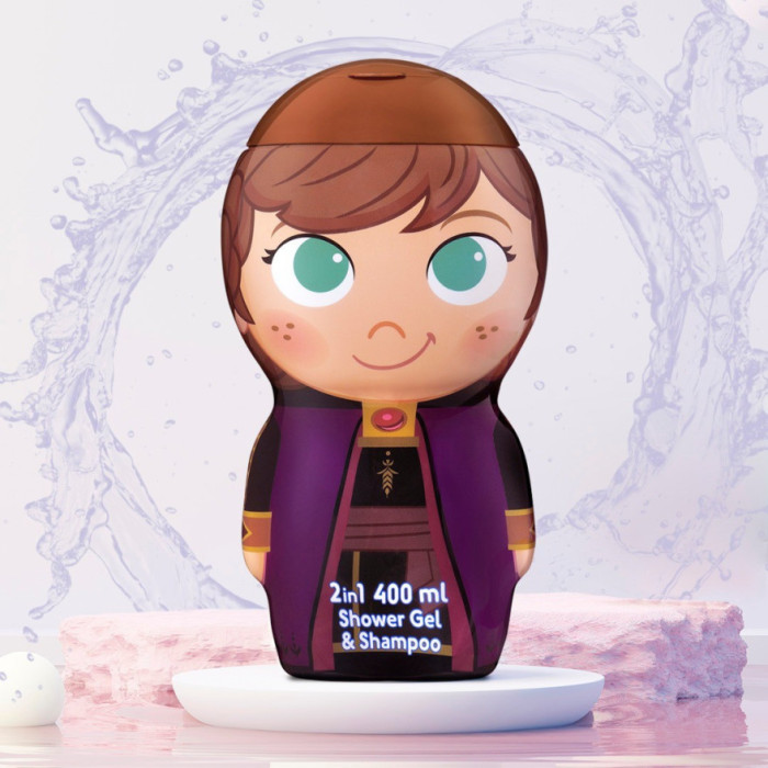ANNA 2 EM 1 GEL DE BANHO + SHAMPOO 400ML (FROZEN)