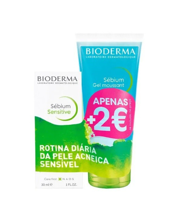 Bioderma Sébium Sensitive Creme 30ml + Gel Moussant 200ml