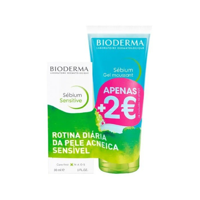 Bioderma Sébium Sensitive Creme 30ml + Gel Moussant 200ml