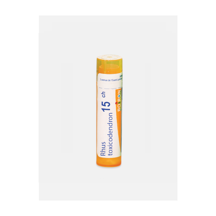 RHUS TOXICODENDRON 15CH – 80 GRÂNULOS – BOIRON