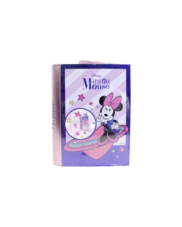 MINNIE LIVRO METÁLICO COM MAQUILHAGEM
