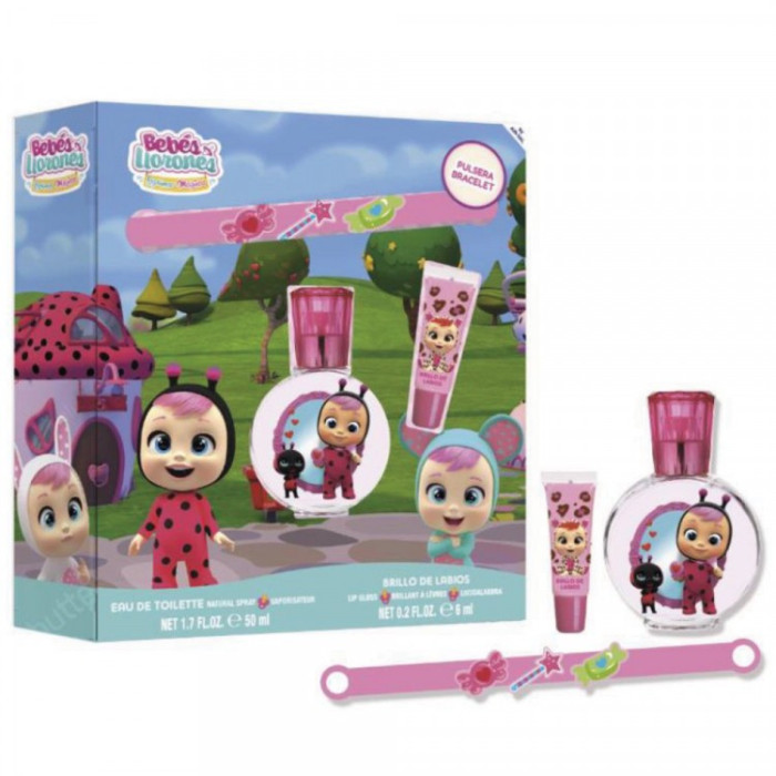 CRY BABIES CONJUNTO PERFUME 30 ML + PULSEIRA + AUTOCOLANTES