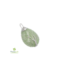 COLAR COM PENDENTE ÁRVORE DA VIDA - QUARTZO VERDE