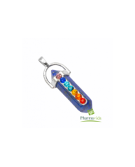 COLAR COM PENDENTE BALA CHAKRAS - LÁPIS LAZULI