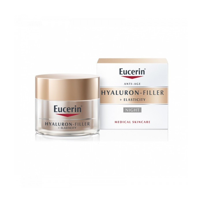 EUCERIN HYALURON-FILLER + CREMA DE NOCHE ELASTICIDAD 50ML