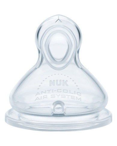 NUK TETINA FIRST CHOICE ANTI-CÓLICAS TAMANHO Y FLOW CONTROL  6-18M - 2UN.