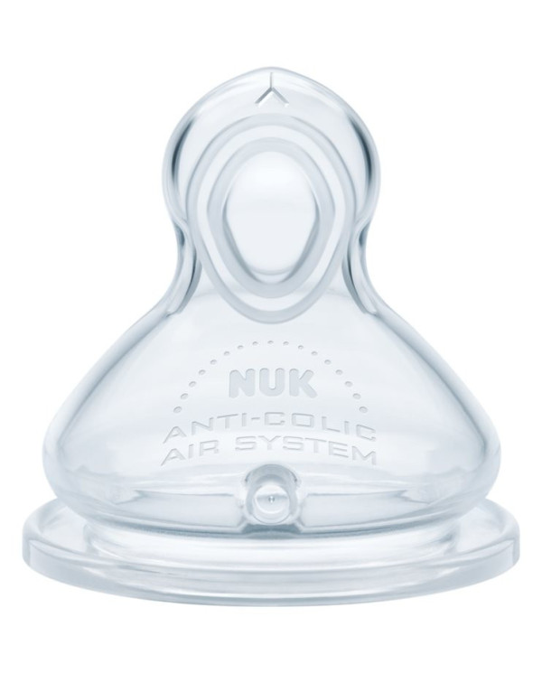 NUK TETINA FIRST CHOICE ANTI-CÓLICAS TAMANHO Y FLOW CONTROL  6-18M - 2UN.