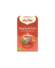 YOGI TEA INFUSÃO ALEGRIA DE VIVER 17 SAQUETAS