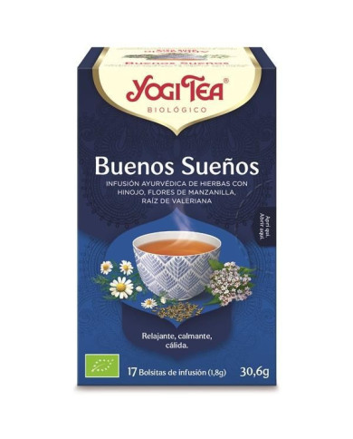 YOGI TEA INFUSÃO  BOAS NOITES 17 SAQUETAS