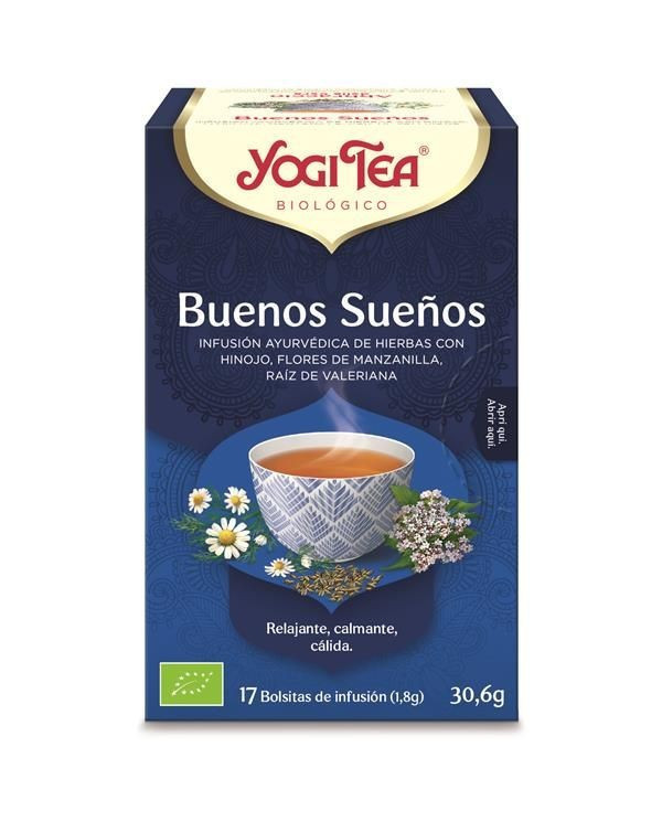 YOGI TEA INFUSÃO  BOAS NOITES 17 SAQUETAS