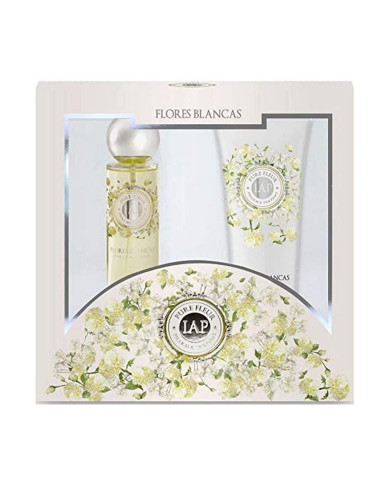 IAP PHARMA PERFUME  MULHER FLORES BRANCAS 150ML + BODY MILK 230ML