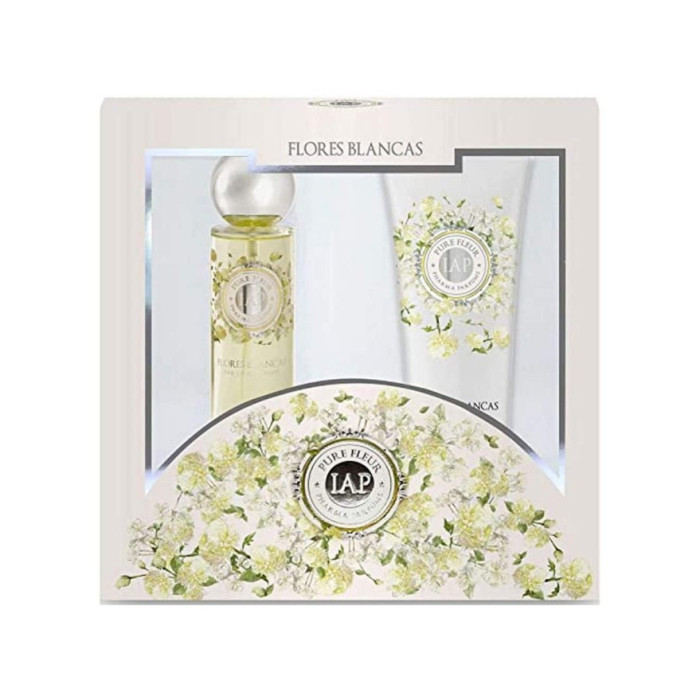 IAP PHARMA PERFUME  MULHER FLORES BRANCAS 150ML + BODY MILK 230ML