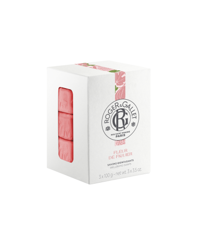 ROGER & GALLET FLEUR DE FIGUIER  SABONETE 3x100g