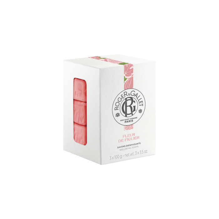 ROGER & GALLET FLEUR DE FIGUIER  SABONETE 3x100g