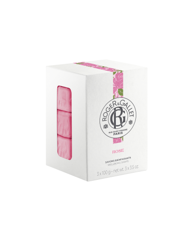 Roger & Gallet Rose Sabonete 3x100g