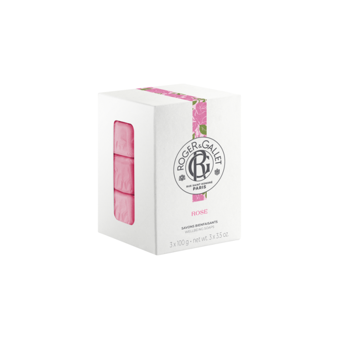 Roger & Gallet Rose Sabonete 3x100g