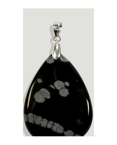 Colar Lágrima Obsidiana Nevada