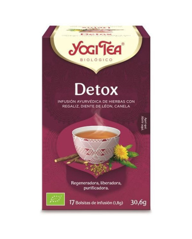YOGI TEA INFUSÃO BIO DETOX 17 SAQUETAS