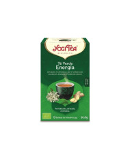 YOGI TEA INFUSÃO CHÁ VERDE BIO ENERGIA 17 SAQUETAS