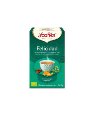 YOGI TEA INFUSÃO BIO FELICIDADE 17 SAQUETAS
