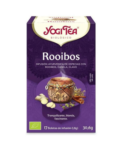 YOGI TEA INFUSÃO BIO ROOIBOS 17 SAQUETAS
