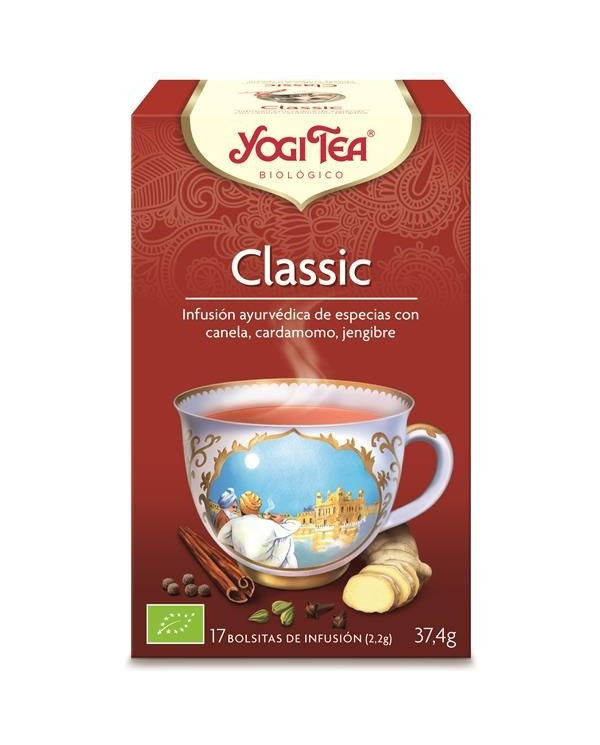 INFUSÃO BIO CLASSIC 17 SAQUETAS YOGI TEA