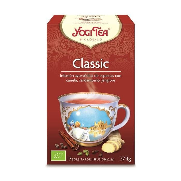YOGI TEA INFUSÃO BIO CLASSIC 17 SAQUETAS