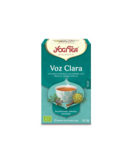 YOGI TEA INFUSÃO BIO VOZ CLARA 17 SAQUETAS