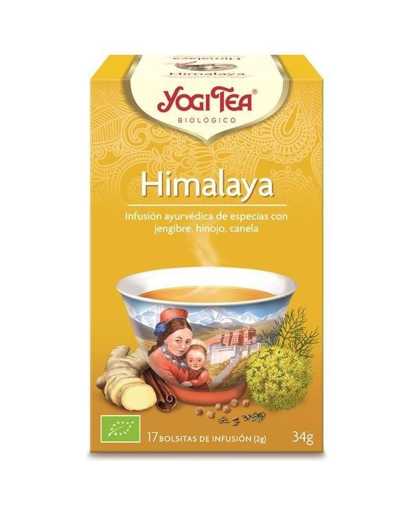 INFUSÃO BIO HIMALAYA 17 SAQUETAS YOGI TEA