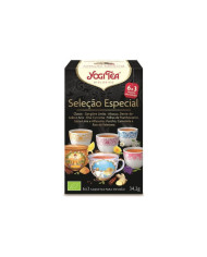 SELEÇÃO DE INFUSÕES AYURVÉDICAS BIO 17 SAQUETAS YOGI TEA