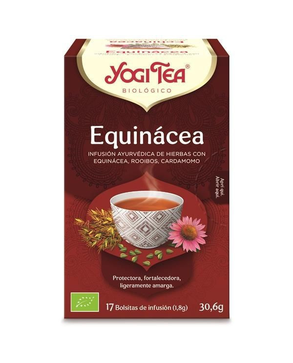 YOGI TEA INFUSÃO BIO EQUINÁCEA 17 SAQUETAS