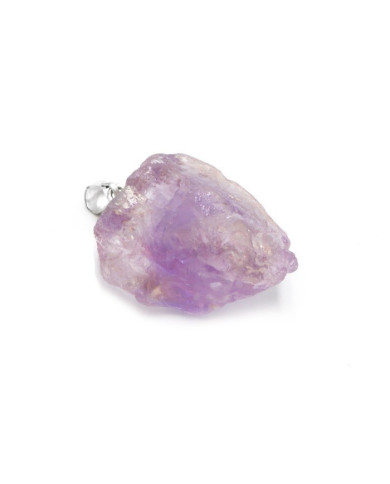 Colar pendente Ametista bruto 1un