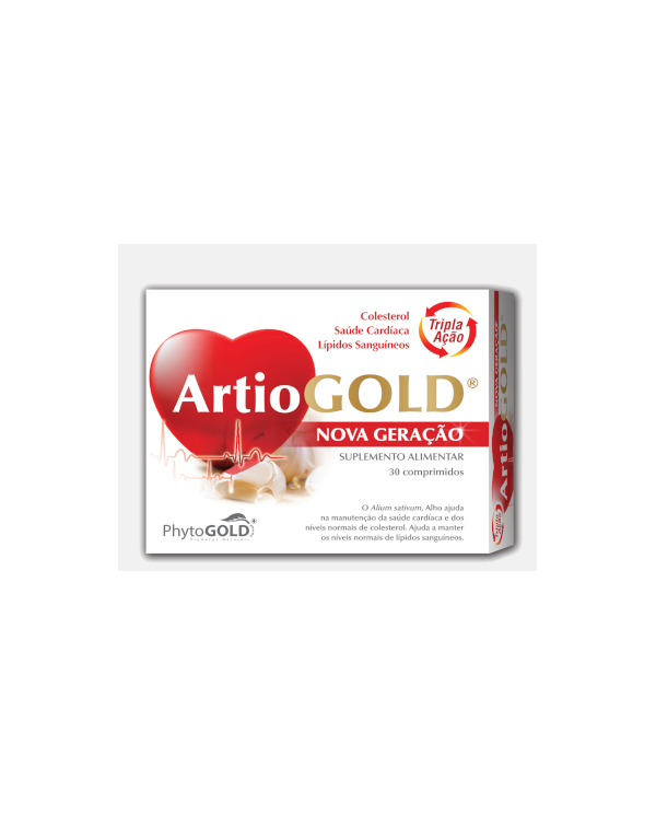 ArtioGOLD COLESTEROL NOVA GERAÇÃO 30 COMPRIMIDOS PHYTOGOLD