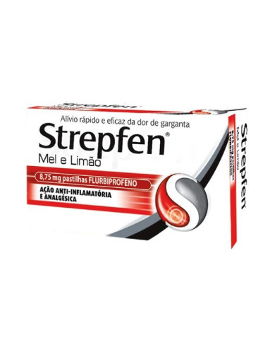 STREPFEN MEL E LIMÃO 16 PASTILHAS