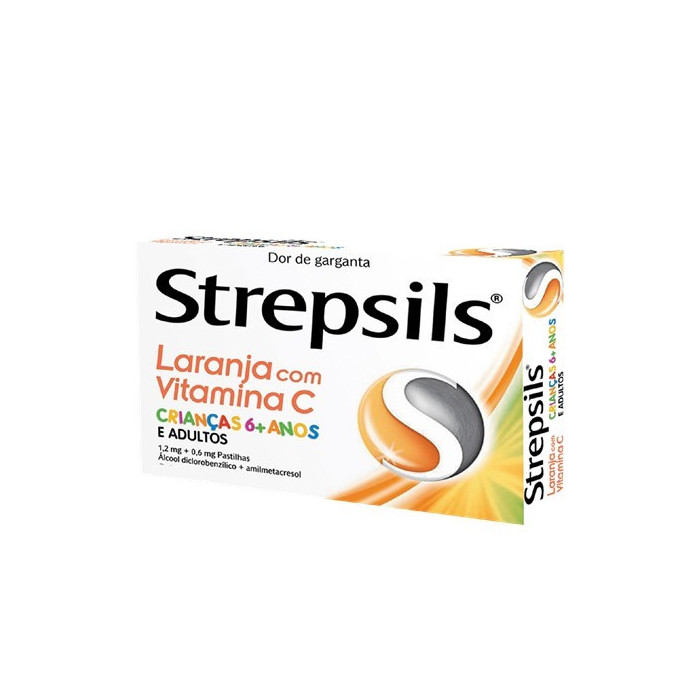 STREPSILS NARANJA CON VITAMINA C 24 PASTILLAS