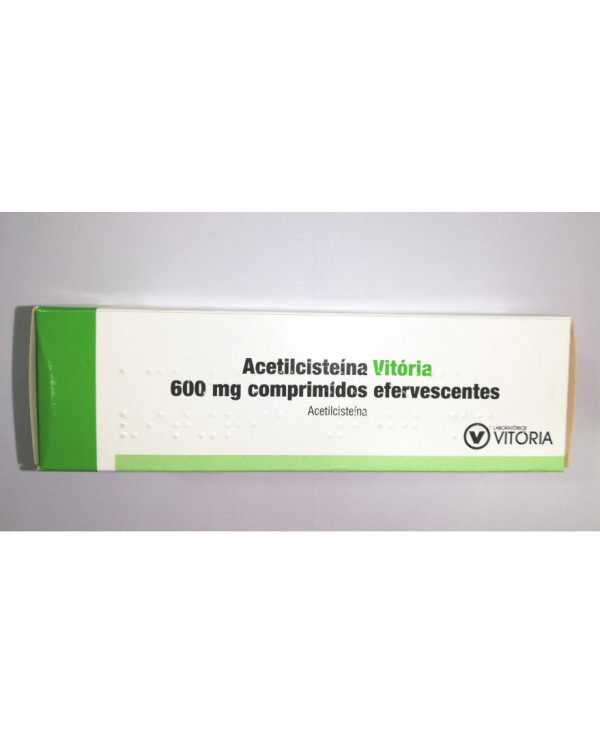 ACETILCISTEÍNA VITÓRIA 600MG COMP EFERVESCENTES