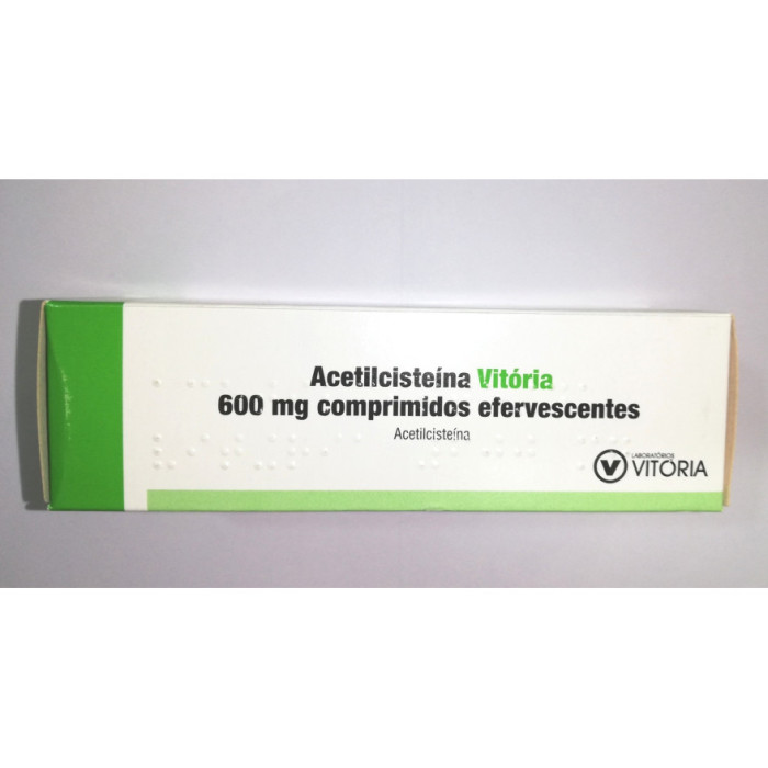 ACETILCISTEÍNA VITÓRIA 600MG COMP EFERVESCENTES