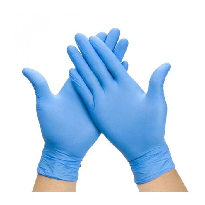 GUANTES DE NITRILO AZUL TALLA M SELECARE 100 UNIDADES